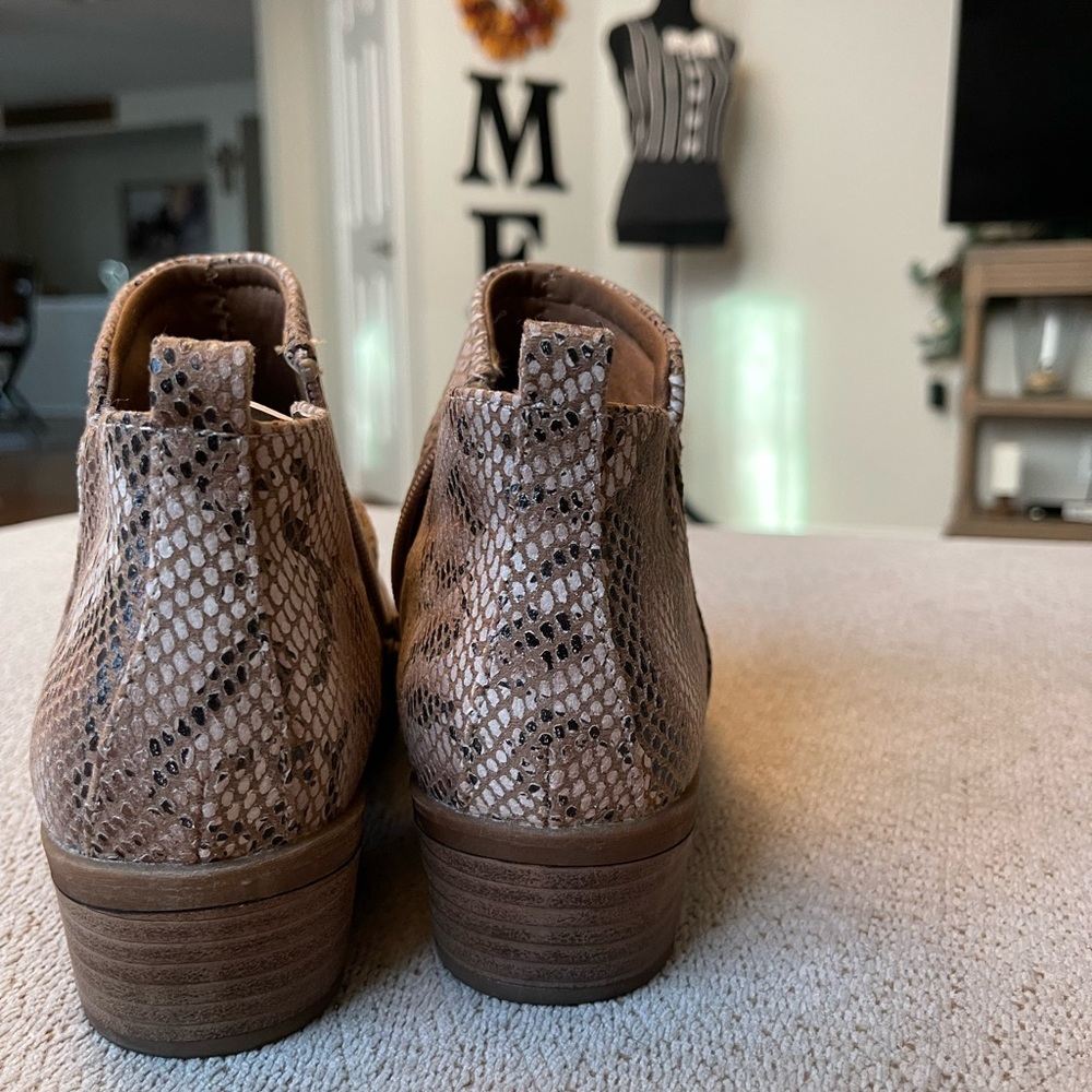 Snakeskin Pattern Booties - image 6